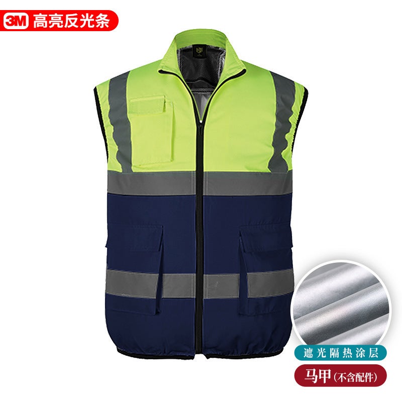 Supply Summer Air-Conditioning Clothing Cooling Reflective Strip Vest With Fan Clothing Fan Clothing - Image 1